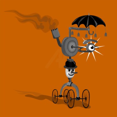 Grafika cyfrowa / sztuka generowana cyfrowo zatytułowany „ludismo macabrojo 18” autorstwa Ojolo, Oryginalna praca, Malarstwo…