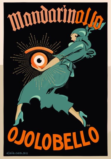 Grafika cyfrowa / sztuka generowana cyfrowo zatytułowany „mandarinojjo” autorstwa Ojolo, Oryginalna praca, Malarstwo cyfrowe