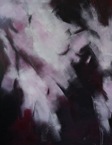 Peinture intitulée "Penseuse" par Danielle Caralp, Œuvre d'art originale, Acrylique
