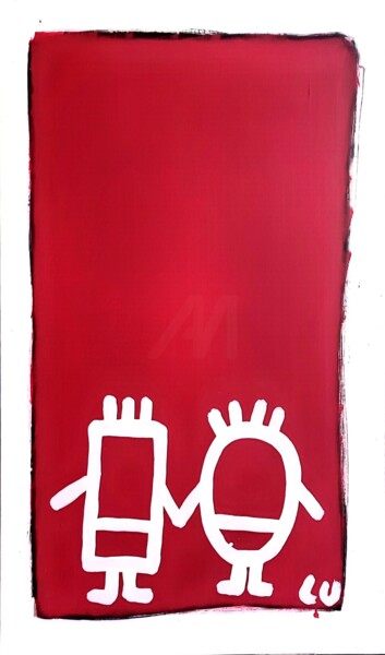 Peinture intitulée "Room for More" par Luc Villard, Œuvre d'art originale, Acrylique Monté sur Châssis en bois