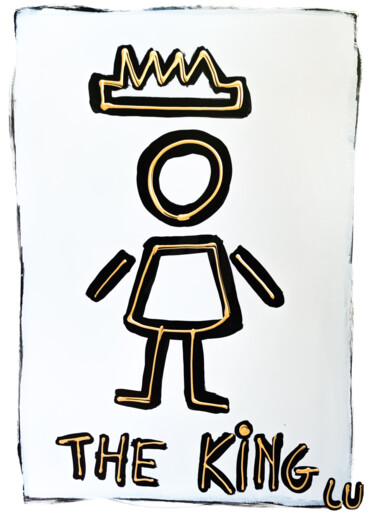 Peinture intitulée "The King" par Luc Villard, Œuvre d'art originale, Acrylique Monté sur Châssis en bois
