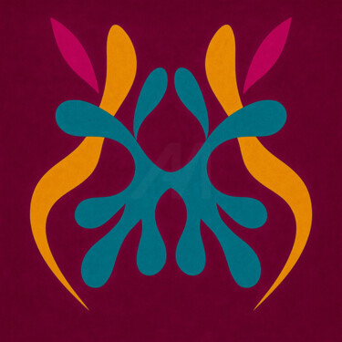 Arts numériques intitulée "Symphonie Chromatiq…" par Yahya Ahssaini, Œuvre d'art originale, Peinture numérique