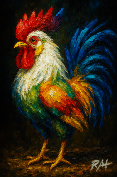 "Rooster Series v3" başlıklı Dijital Sanat Roy Hastick tarafından, Orijinal sanat, 3D modelleme