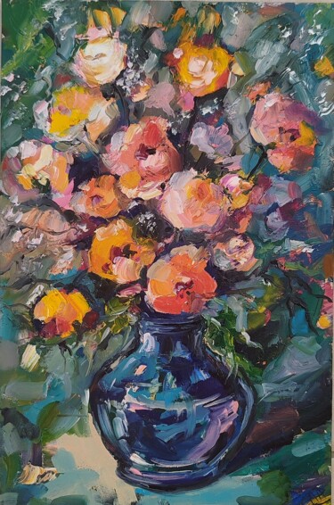 Pintura titulada "Autumn Harmony" por Skorokhoart, Obra de arte original, Oleo