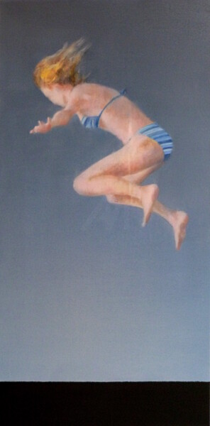 Peinture intitulée "Time traveller 7" par Wilfrid Moizan, Œuvre d'art originale, Huile Monté sur Châssis en bois