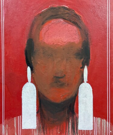 Schilderij getiteld "The Bijouterie Seri…" door Gela Mikava, Origineel Kunstwerk, Acryl Gemonteerd op Karton