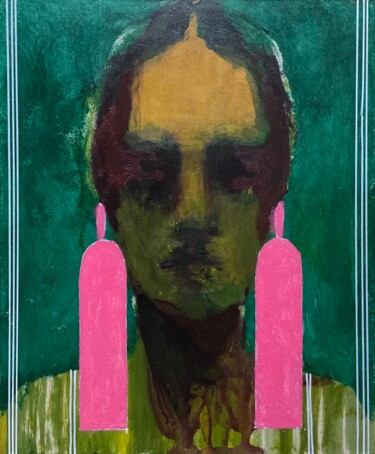 Malarstwo zatytułowany „The BIJOUTERIE in p…” autorstwa Gela Mikava, Oryginalna praca, Akryl Zamontowany na Karton