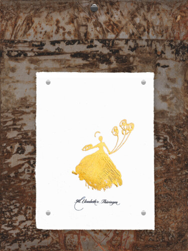 ""Heilige Tänzerin"…" başlıklı Tablo Ulrike Rainer - Atelier Wonnereich tarafından, Orijinal sanat, Metaller Metal üzerine m…