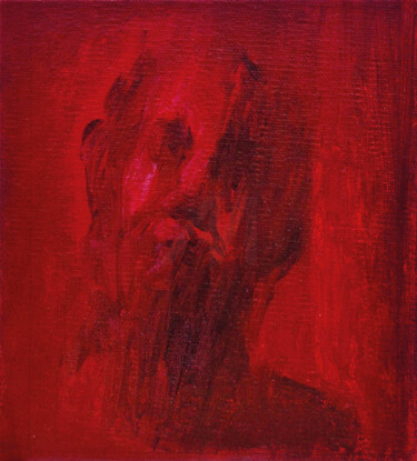 Картина под названием "Man of sorrows" - Natalia Erkovich, Подлинное произведение искусства, Акрил Установлен на картон