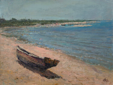 "Seascape with Weath…" başlıklı Tablo Artem Bilobrovskyi tarafından, Orijinal sanat, Petrol