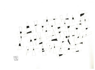 Malerei mit dem Titel "Carnet été 2025 041" von François Rigler, Original-Kunstwerk, Aquarell