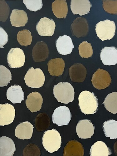 Ζωγραφική με τίτλο "Polka Dot Pattern I…" από Marina Kozyr, Αυθεντικά έργα τέχνης, Λάδι