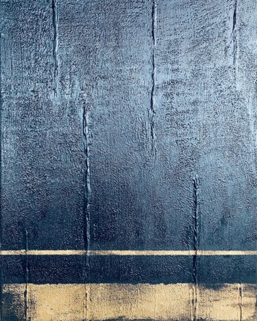 Painting titled "Minimalist Acrylic…" by Yuche, Original Artwork, Acrylic Mounted on Wood Stretcher frame