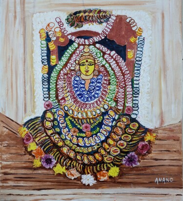 Peinture intitulée "INDIAN DIETY" par Yes, Œuvre d'art originale, Acrylique