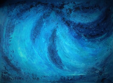 "Вселенная воды" başlıklı Tablo Елизавета Смирнова tarafından, Orijinal sanat, Petrol