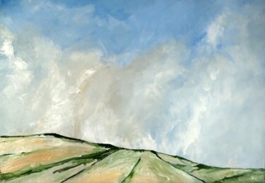 "Nuvole, vento e col…" başlıklı Tablo M. Vet tarafından, Orijinal sanat, Petrol