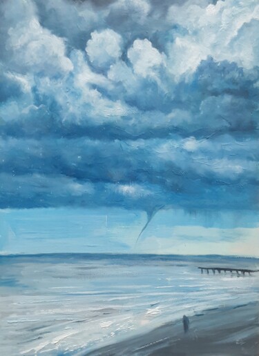 Картина под названием "Печаль" - Yuliya Fruzenkova, Подлинное произведение искусства, Масло