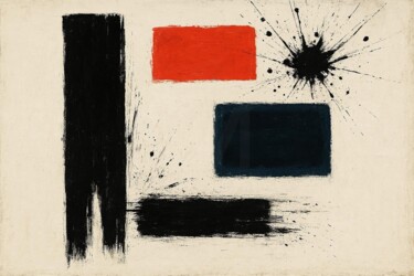 "MINIMAL-GRUNGE 033" başlıklı Dijital Sanat Karavix tarafından, Orijinal sanat, AI tarafından oluşturulan görüntü