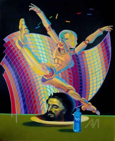 Malerei mit dem Titel ""Танец Иродиады"(He…" von Vadim Kuznetsov, Original-Kunstwerk, Öl Auf Keilrahmen aus Holz montiert