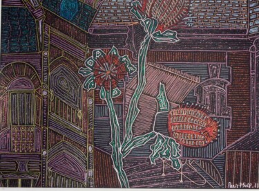 Σχέδιο με τίτλο "75018" από Sophie Ong, Αυθεντικά έργα τέχνης, Στυλό