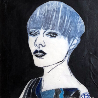 印花与版画 标题为“ANTONIA II” 由Bettina Newbery, 原创艺术品, 蚀刻 安装在纸板上