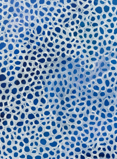 Peinture intitulée "Pattern Play Infini…" par Jennifer Bell, Œuvre d'art originale, Acrylique Monté sur Châssis en bois