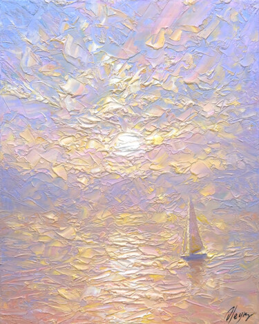 Painting titled "Blessing" by Dmitry Oleyn, Original Artwork, Oil