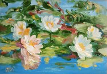 "Harmony of Water an…" başlıklı Tablo Larisa Sidorova (Alsi) tarafından, Orijinal sanat, Petrol