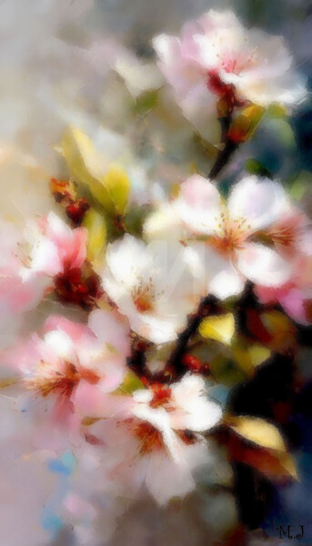 Arts numériques intitulée "🌸 Wild and Vintage…" par Armajay, Œuvre d'art originale, Peinture numérique