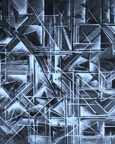 Digital Arts titled "Reflexos da noite..…" by Antonio Guimaraes, Original Artwork, Digital Painting