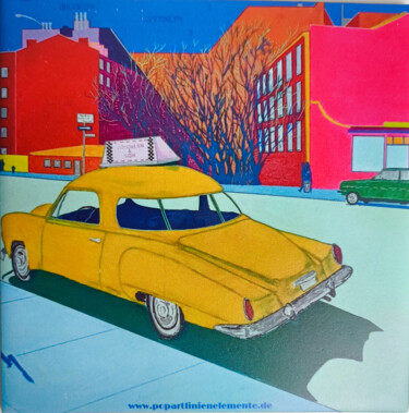 Художественная композиция под названием "Brooklyn and son -…" - Kambiz Sheikholeslami, Подлинное произведение искусства, Меб…