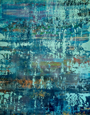 "Riviera Night" başlıklı Tablo Nadja V. Werner tarafından, Orijinal sanat, Akrilik