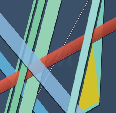 Arts numériques intitulée "Bords" par Wolf Thiele, Œuvre d'art originale, Travail numérique 2D