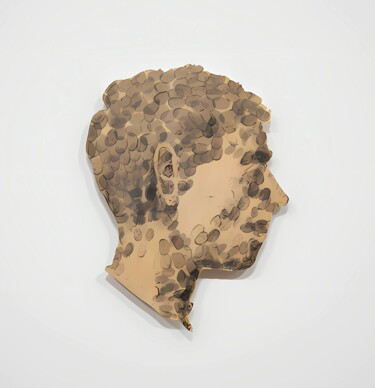 "Benchmarks 1 Figura…" başlıklı Heykel Richard Hancock tarafından, Orijinal sanat, Grafit Ahşap panel üzerine monte edilmiş