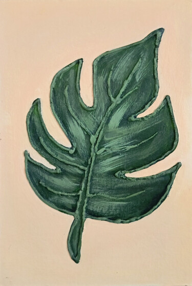 "Tropical Relief" başlıklı Tablo Lidiia Bobysheva tarafından, Orijinal sanat, Akrilik Karton üzerine monte edilmiş