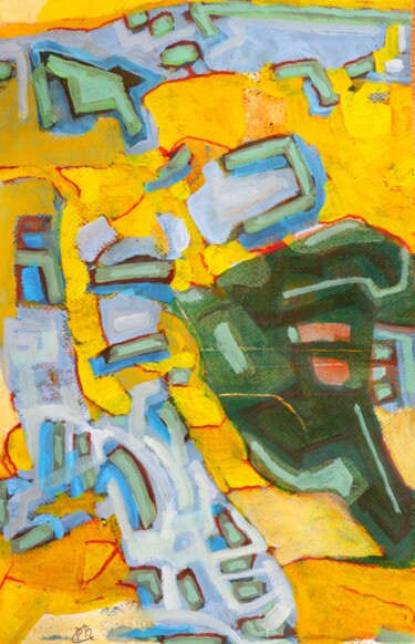 Pintura titulada "Balsa" por Philippe Casaubon, Obra de arte original, Oleo