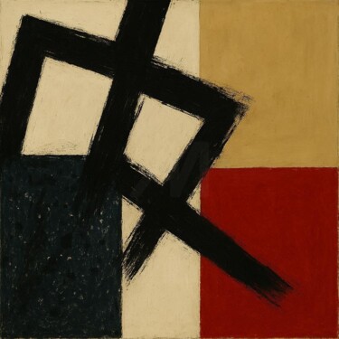 "MINIMAL-GRUNGE 056" başlıklı Dijital Sanat Karavix tarafından, Orijinal sanat, AI tarafından oluşturulan görüntü