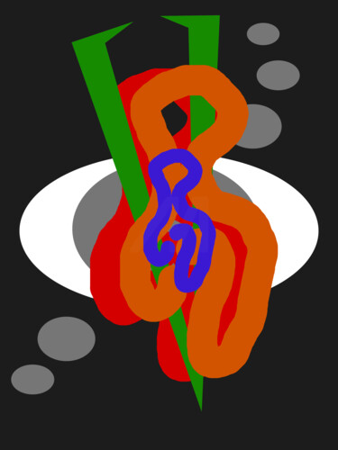 Self Portrait Trapped By A Dream - Preliminary Variant