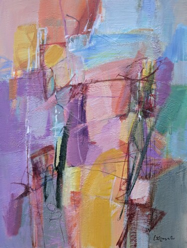 Ζωγραφική με τίτλο "Composition Meme 1-2" από Armen Ghazayran (Nem), Αυθεντικά έργα τέχνης, Ακρυλικό