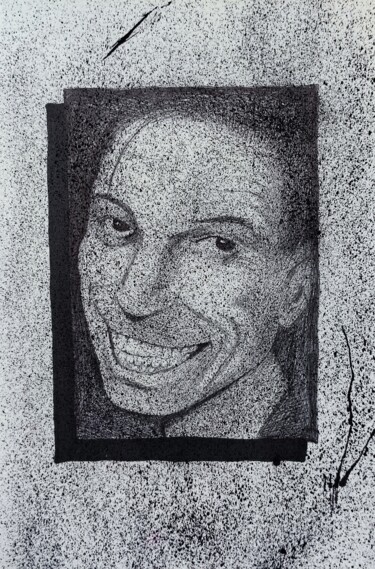 Σχέδιο με τίτλο "Spiky" από Milto Sideris, Αυθεντικά έργα τέχνης, Στυλό