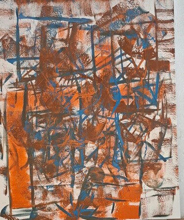 Painting titled "Livre" by Emanuel Bruno Andrade, Original Artwork, Acrylic Mounted on Wood Stretcher frame