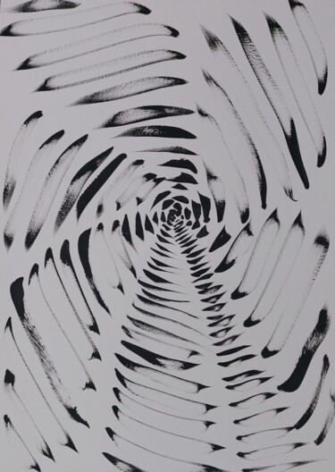 Rysunek zatytułowany „Concentrate” autorstwa Elina Ohanyan, Oryginalna praca, Akryl