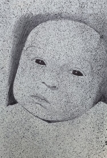 Σχέδιο με τίτλο "-16-" από Milto Sideris, Αυθεντικά έργα τέχνης, Στυλό