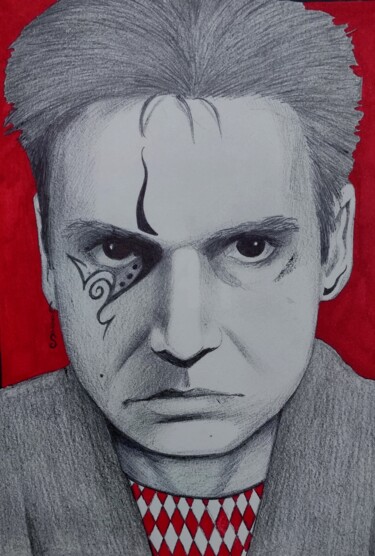 "Cercan" başlıklı Resim Milto Sideris tarafından, Orijinal sanat, Tükenmez kalem