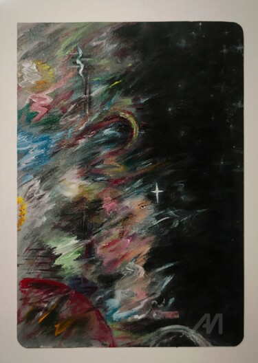 "Human" başlıklı Tablo Y. Eylül tarafından, Orijinal sanat, Akrilik