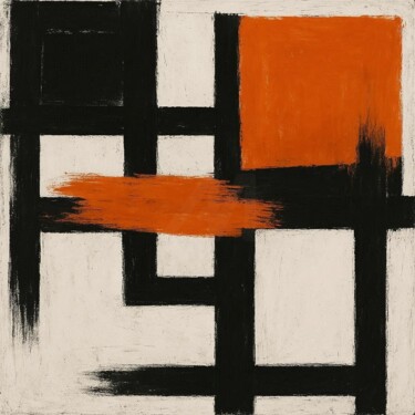 "MINIMAL-GRUNGE 069" başlıklı Dijital Sanat Karavix tarafından, Orijinal sanat, AI tarafından oluşturulan görüntü