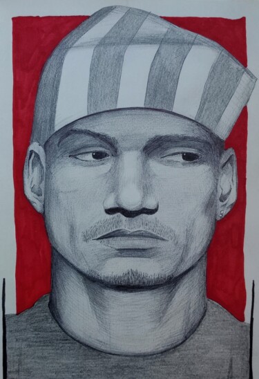 "Mickryn" başlıklı Resim Milto Sideris tarafından, Orijinal sanat, Tükenmez kalem