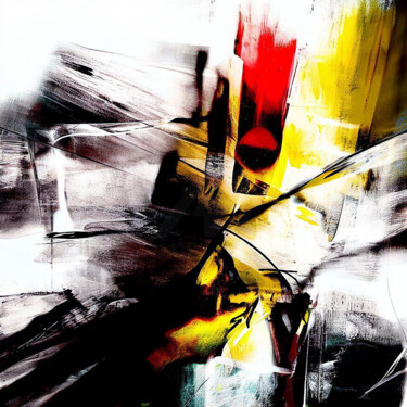 Painting titled "Farbexplosion im Sp…" by Lee Eggstein, Original Artwork, Acrylic