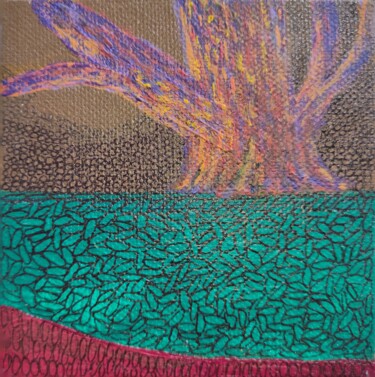 Картина под названием "Tree of life" - Anna Bogdasarova, Подлинное произведение искусства, Акрил