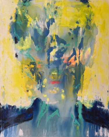 Painting titled "Colorful Abstract P…" by Incognito, Original Artwork, Acrylic